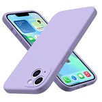 CellEver Heavy-Duty Silicone Case for iPhone 13 [Camera Protection] [Anti-Oil Coating] Military Drop Protection, Soft Scratch-Free Interior, Light Purple