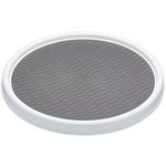 Copco Basics Lazy Susan Turntable and Kitchen Cupboard Organiser, 30 cm, White/Grey