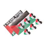 SEWOART Vehicle Decal 8pcs Stickers Automotive Vehicle Decals Exterior Car Window Flag Decoration Palestine Car Sticker