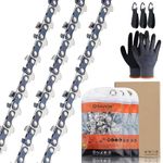 Savior 71PM3-64 12 Inch Pole Saw Chain, 1/4" LP Pitch .043" Gauge 64 Drive Links for 3670-005-0064, 12" Chainsaw Chain Fits Stihl MSA120 C-B MSA140 C-B MSA160 C-B MS150T C HT70 HT70K HT75 and More