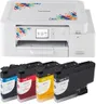 Brother Sublimation Printer and 4-Color Sublimation Ink Cartridge Set