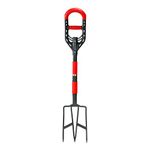 Roamwild Multi-Digger Garden Digging Spading Fork – Fibreglass Light Weight Gardening With Unique Dual Soft AIR Light Grip Technology & Soil Lump Cutting Bladed Tines