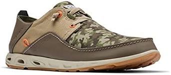 Columbia Men's Bahama Vent PFG Lace Relaxed Boat Shoe, Pebble/Heatwave, 13 UK