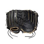 Wilson 2022 A700 12.5" Outfield Baseball Glove - Black/Blonde/White, Right Hand Throw