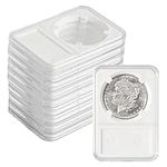 SBYURE 10 PCS Plastic Coin Cases 38