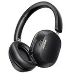 UGREEN Wireless Headphones Hybrid Active Noise Cancelling Bluetooth 5.4 ANC Over Ear Earphone with Hi-Res LDAC & Spatial Sound,Big Bass,EQ in App,75H Playtime,USB C Wired Audio,Dual Connection(Black)