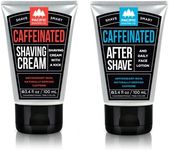 Pacific Shaving Company Caffeinated Shaving Cream & Aftershave Set - Shave Kit for Men - Antioxidant + Caffeine Enriched Shave Cream + Aftershave Lotion (3.4 Oz, 2 Pack)