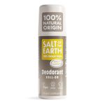 Salt of the Earth - Natural Deodorant Roll On - Amber & Sandalwood - 100% Natural Origin Ingredients - Vegan - Suitable for Men, Women & Kids - 75ml
