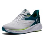 FootJoy Women's FJ Flex XP Golf Shoe, White/Teal, 7.5 Wide