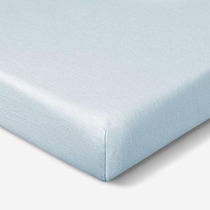 Bedgear Baby Hyper-Wool Performance Crib Sheet – Warmth No Overheating – Soft Touch Wool Blend – Fitted, Breathable, Machine Washable Crib Sheet – 50% Polyester, 45% Viscose, 5% Wool, Baby Blue