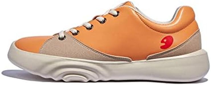 UIN Women's Walking Travel Shoes Casual Lightweight Art Painted Fashion Sneaker Denia Ⅰ Mock Orange (5)