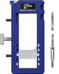 CYDW Door Hinge Jig, Door Hinge Router Template,Door Hinge Mortiser, Hinge Installation Kit Fits 3” to 5” Length and 1/4” or 5/8” Thickness Door Hinge (AHT3-3)