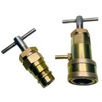 The Original Hydraulic Quick Coupling Pressure Decompression Relief Release Tool 1/2" Ag/Pioneer/Poppet Size fits Models of Kubota, John Deere, Other Compact Tractors