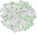 100 x Adhesive Cable Clips Wire Management Cable Ties Wire Cord Holder White