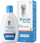 Morvin India Evascab Anti-dandruff, Flea and Tick, Hypoallergenic, Whitening and Color Enhancing, Conditioning, Anti-parasitic, Allergy Relief, Anti-fungal, Anti-itching Fresh Dog Shampoo (Pack of 2)
