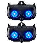 X-PEST Solar Nocturnal Animal Repeller 2 Pack Flashing Light Outdoor Weatherproof Farm Garden Lawn Effective Repellent Device for Cat Bird Fox Skunk Powerful Coyote Deterrent Predator for Chicken Coop