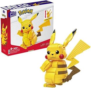 MEGA Pokémon Action Figure Building Toy Set for Kids, Jumbo Pikachu with 806 Pieces, 12 Inches Tall, Age 8+ Years Old Gift Idea