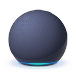 Echo Dot (Newest gen) | Big vibrant sound Wi-Fi and Bluetooth smart speaker with Alexa | Deep Sea Blue