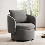 KISLOT Swivel Accent Chair with Sto