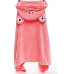 Baby Bath Towel Ultra Soft Hooded Towel Highly Absorbent Bathrobe Blanket Toddlers Shower Gifts for Boys Girls-Extra Large 27.5" x 55" (Pink Frog)