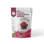 FzyEzy Healthy Premium Freeze-dried Beet Vegetable Powder | Natural Nitric Oxide Booster | Natural, Non-GMO, Gluten-Free, Vegan | Supports Energy, Endurance, and Health | Pantry Groceries Perfect for Camping & Travelling | Ready to Mix Powder in Your Favorite Recipes (Beets Powder | 454g)