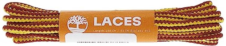 Timberland 63-Inch Replacement Boot Laces-Medium Brown Shoe Care Product, OS 0X US
