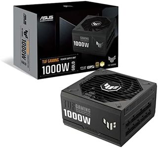 TUF Gaming 1000W Gold (1000 Watt, ATX 3.0 Compatible Fully Modular Power Supply, 80+ Gold Certified, Military-Grade Components, Dual Ball Bearing, Axial-tech Fan, PCB Coating)