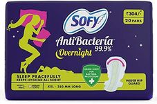 Sofy Anti Bacteria Overnight Sanitary Pads - XXL (20 Pads)