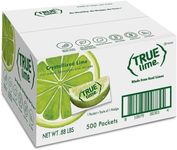 TRUE LIME Water Enhancer, Bulk Pack - 0.03 Ounce, 500 Count (Pack of 1)| Zero Calorie Unsweetened Water Flavoring | For Bottled Water & Recipes | Water Flavor Packets Made with Real Limes