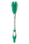 MAM Soft Baby Bottle Brush, Teat Brush with Hanging Hole for Easy Storage, Non-Scratch Brush, Ideally Suited for Cleaning Bottle Teats, Unisex (Colour May Vary)