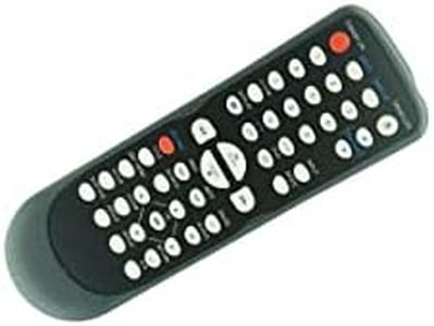 Generic Replacement Remote Control Compatible for Sylvania NB121UD DVR90VF Digital Video Cassette Disc Recorder DVD CD Player