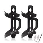 Chooee Bike Water Bottle Holder，Bike Water Bottle Cage for MTB/Mountain Bike 2-Pack,Black