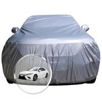 NEODRIFT 'CrystalTech' Car Cover for Toyota Camry (100% Water-Resistant, All Weather Protection, Tailored Fit, Multi-Layered & Breathable Fabric) (Colour: Crystal Silver)