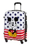 American Tourister Disney Legends - Spinner M, Kids luggage, 65 cm, 62,5 L, Multicolour (Mickey Blue Dots)