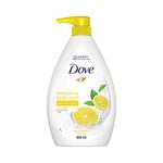 Dove Energising Body wash with energising lemon scent and nourishing Vitamin C, 100% gentle cleansers, paraben free/sulphate free cleansers, 100% plant- based moisturisers, 800ml