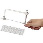 Jewelry Saw Kit, DIY Wood Coping Saw Coping Frame working Steel Saw Jewelry Tool Metal Cutting Making Cutting Wood Handle Equipment Jewelers Cutting Metal Saw Jewelry Making Tool(12 saw)