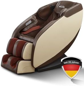 WELCON Prestige II Luxus Massagesessel | Massagestuhl mit Shiatsu Massage Sessel braun/beige