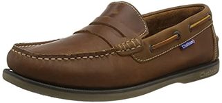 Chatham Men's Shanklin Boat Shoe, Tan, 10 UK