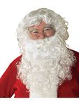 Rubies Costume Value Santa Beard and Wig Set, White, One Size