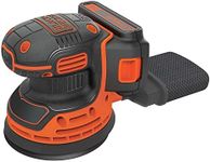 BLACK+DECKER 20V MAX Orbital Sander, Cordless, 12,000 OPM, 2 Sandpaper Sheets, Battery and Charger Included (BDCRO20C)