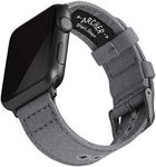 Archer Watch Straps - Canvas Watch Bands for Apple Watch (Slate Gray, Gray, 44/45/46/49mm)