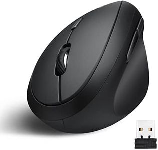 Perixx PERIMICE-719 Wireless 2.4Ghz Ergonomic Vertical Optical Mouse, Portable Mini Mouse 105x67x58 mm, 3 Level DPI, Right Handed