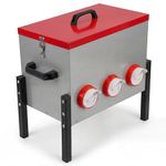 Aeroflexa Rat Proof Treadle Chicken Feeder 15kg (33 lbs) Automatic Chicken Feeder, Outdoor Weatherproof Feeder for Chickens,Ducks and Geese Pheasant Feeder