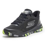 Skechers Men's Viper Court Pro Pickleball Sneaker, Black, 11