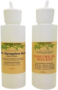 Perfume Studio Set of Perfumer's Alcohol Equivalent Mixing Solvent and Fragrance Grade DiPropylene Glycol (DPG) Carrier Oil (4oz each)