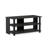 Furinno Sully 3-Tier Stand for TV up to 40, Espresso/Black