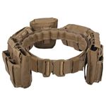 YAKEDA Tactical Duty Law Enforcement Police Utility Belt With Pouches 7 in 1 (Tan)