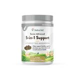 NaturVet – Senior Advanced 5-in-1 Support – Helps Support Your Senior Dog’s Health – Eyes, Heart, Liver, Immune System & Cognitive Function – 120 Soft Chews