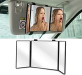 Huicocy Car Visor Mirror, Makeup Travel Vanity Mirror Car Co