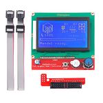 iHaospace 3D Printer LCD12864 Version Graphic Smart Display Controller Module with Adapter and Cable for RAMPS 1.4 Reprap 12864 LCD Display